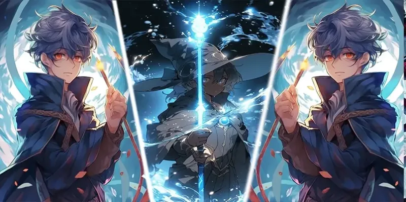 abe wizard holding staff